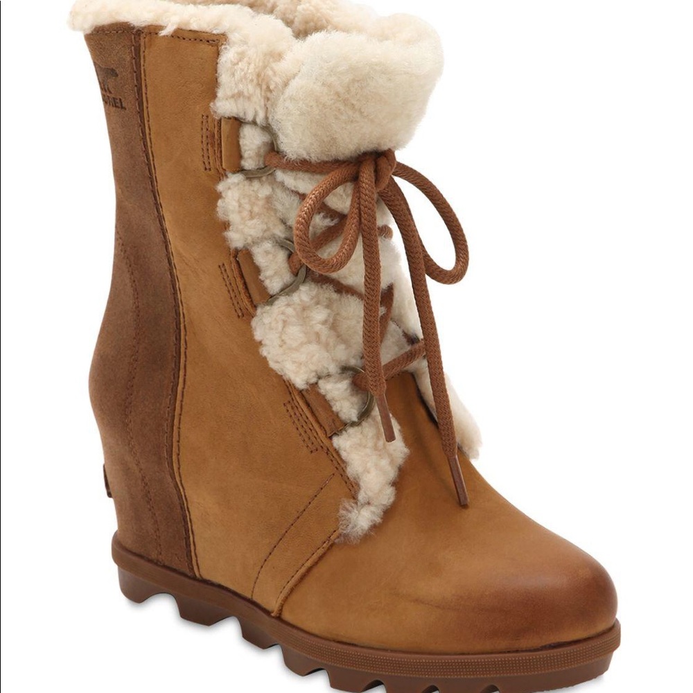 Sorel♥️NEW♥️Joan of Artic Wedge II shearling